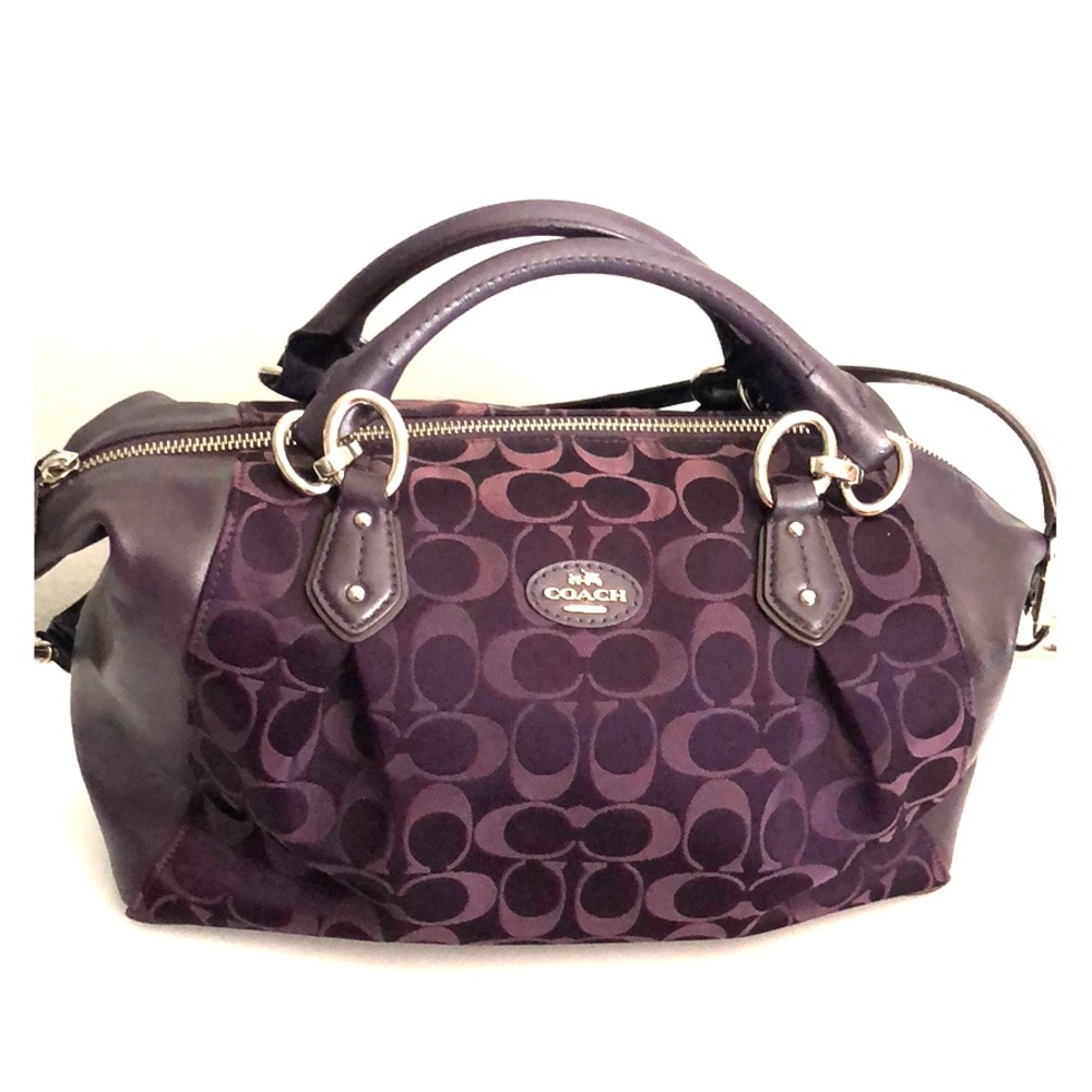 Coach handbag purple